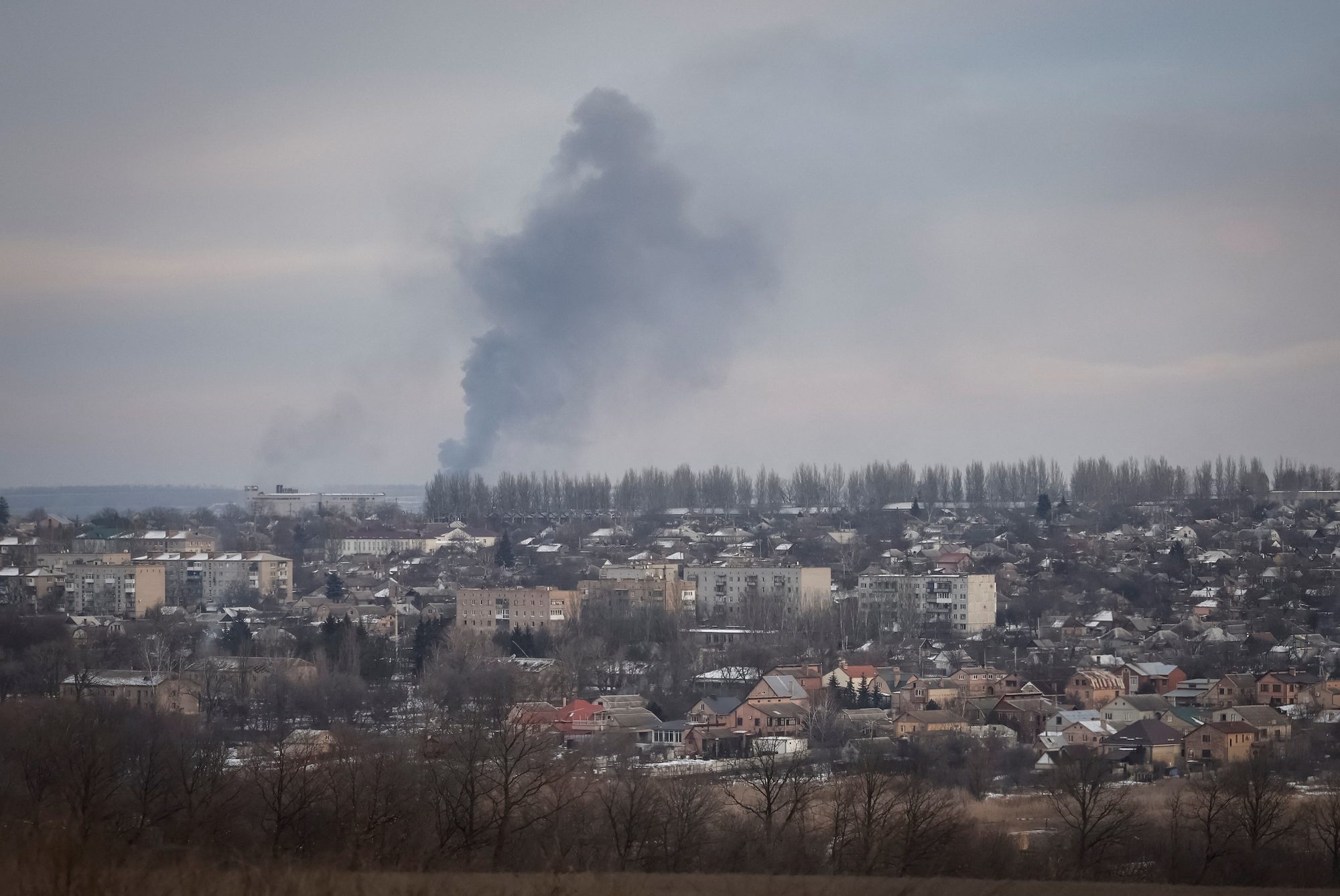 Ukrainian officials say expected Russian offensive has begun in east