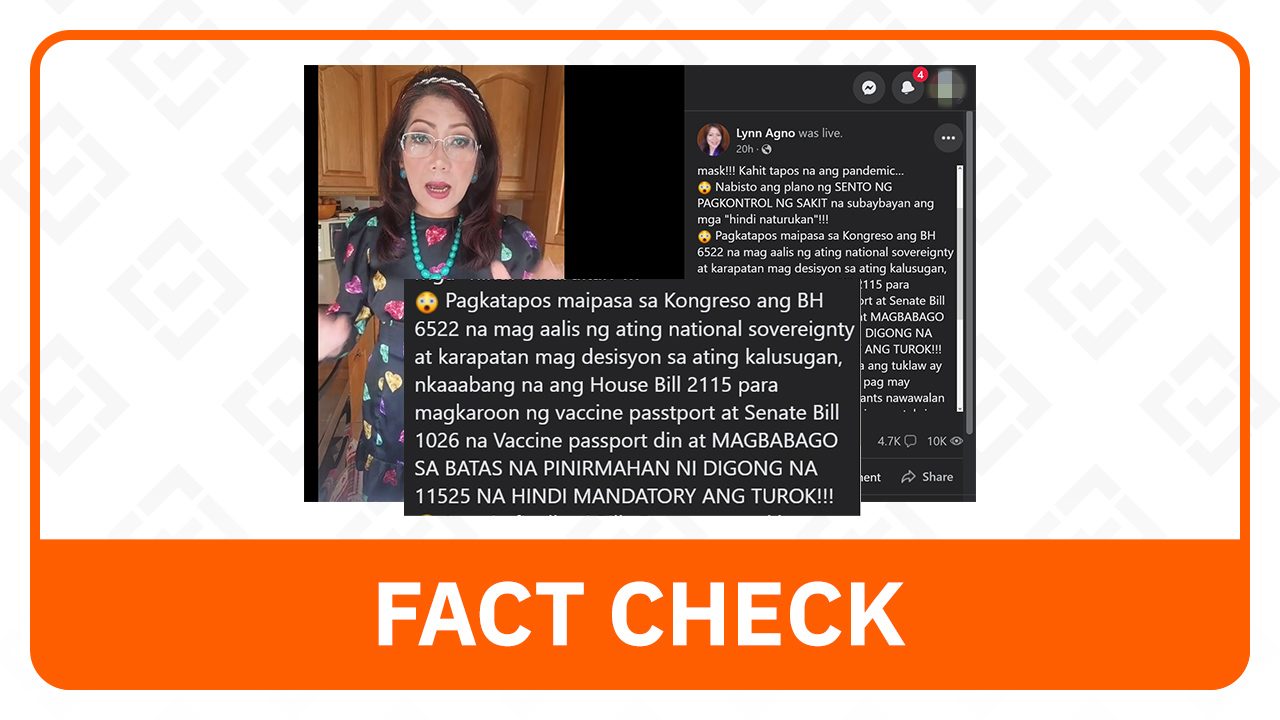 FACT CHECK: House Bill 6522 doesn’t remove the right of Filipinos to decide on their health