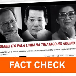 FACT CHECK: Noynoy’s choice to use ‘Simeon’ as middle name unrelated to Ninoy’s death