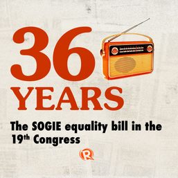 36 Years: The SOGIE equality bill in the 19th Congress