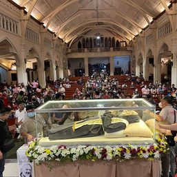 Thousands flock to Cagayan de Oro cathedral to see Padre Pio’s relics