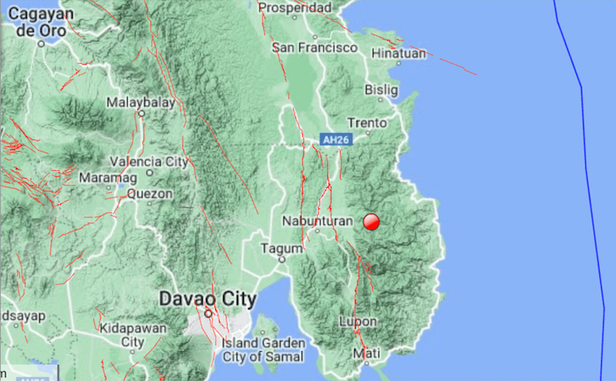 Magnitude 6 earthquake strikes Davao de Oro