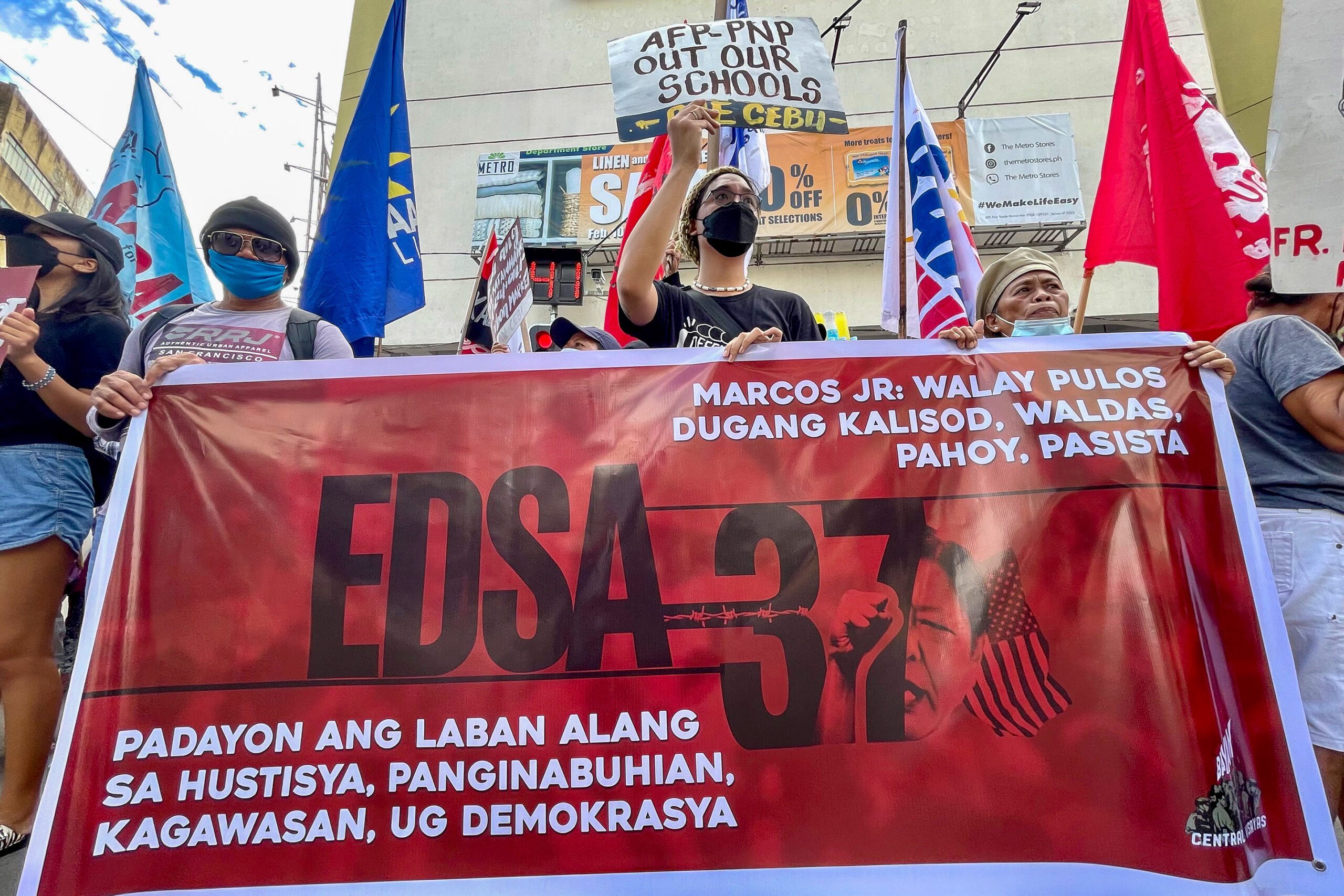 Groups demand justice in first People Power commemoration under Marcos