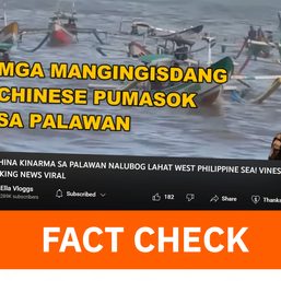 FACT CHECK: Video of ‘Chinese’ boats sinking in Palawan actually taken in Indonesia