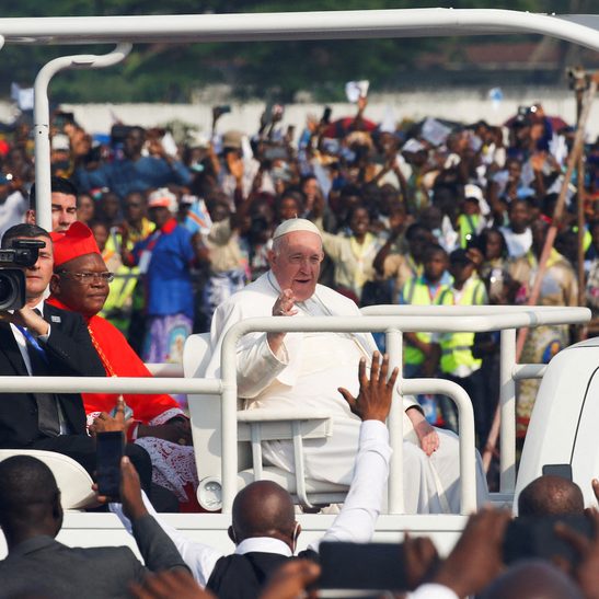 Pope Francis urges mutual forgiveness to end Congo conflict