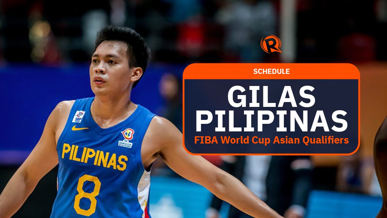 SCHEDULE: Gilas Pilipinas at FIBA World Cup Asian Qualifiers 2023