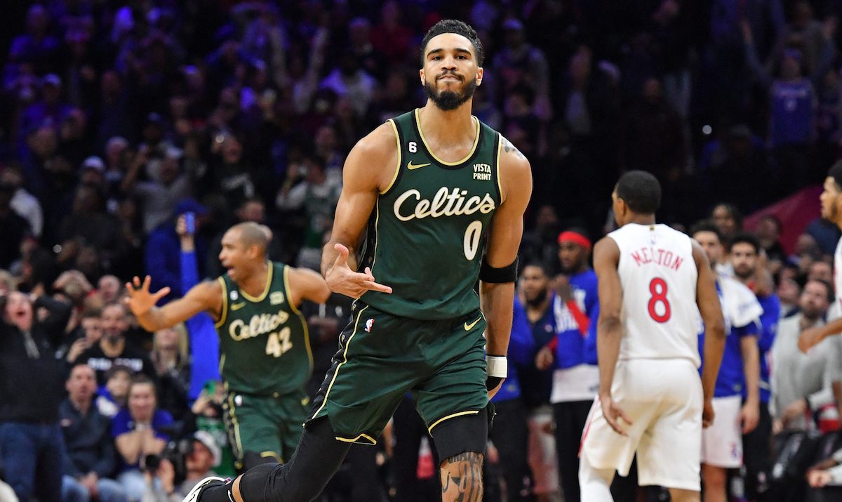 Tatum lifts Celtics past 76ers with game-winner as Embiid heave not counted