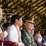 Galvez introduced as defense OIC at PMA homecoming; who will Marcos’ choice be?