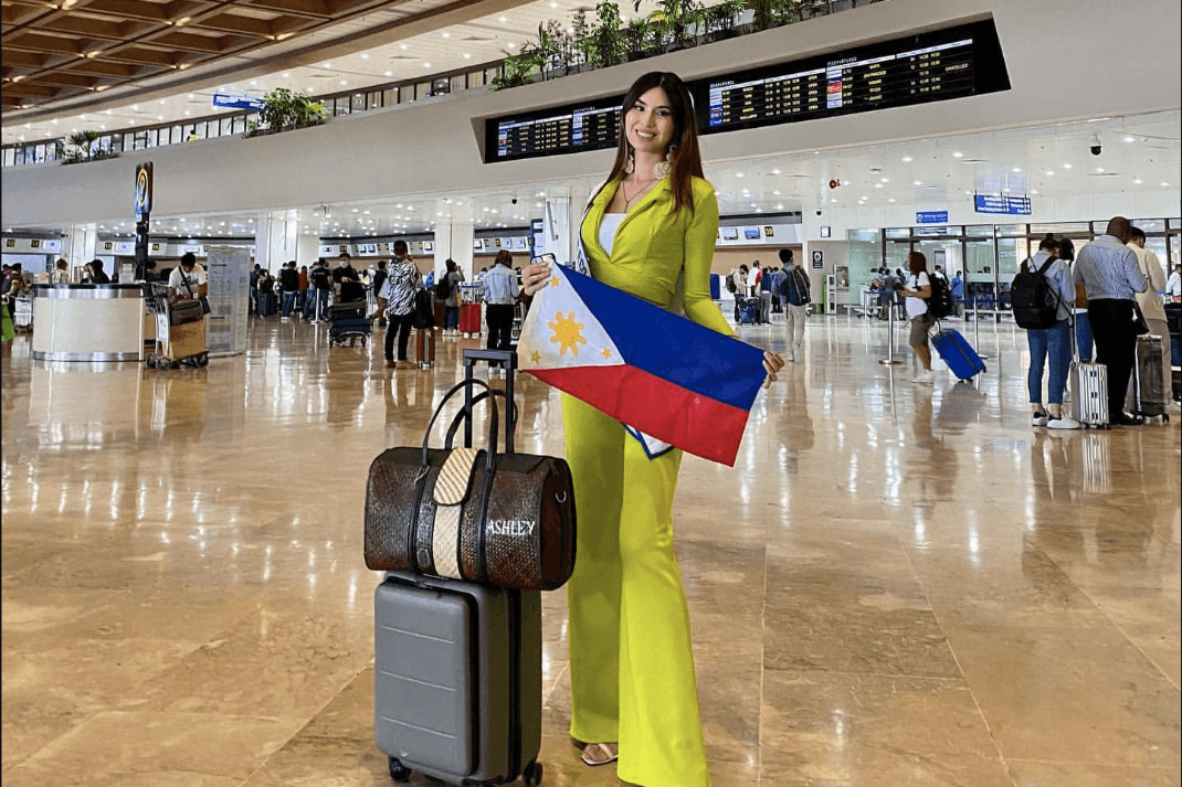 آشلي مونتينيغرو تسافر إلى مصر لحضور مسابقة Miss Eco International 2023