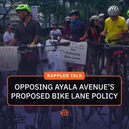 Rappler Talk: Opposing Ayala Avenue’s proposed bike lane policy