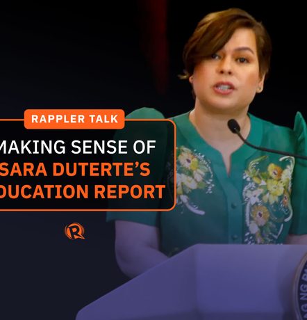 Rappler Talk: Making sense of Sara Duterte’s education report