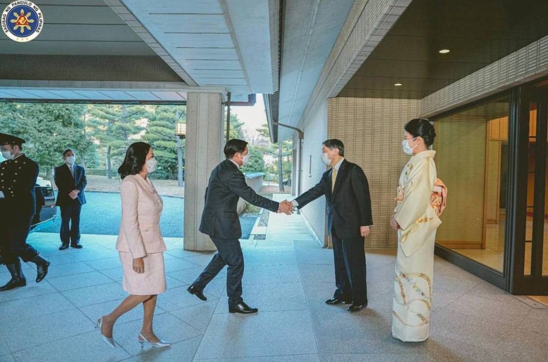 LOOK: Marcos, First Lady meet with Emperor, Empress in Japan