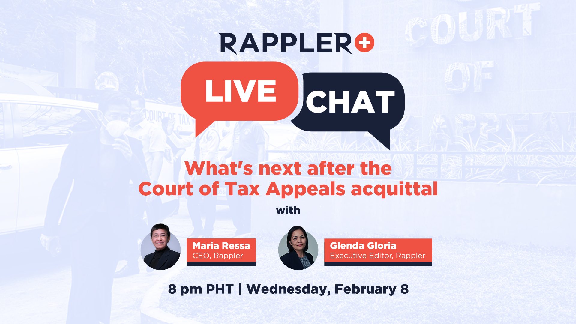 Rappler+ Live Chat with Maria Ressa and Glenda Gloria
