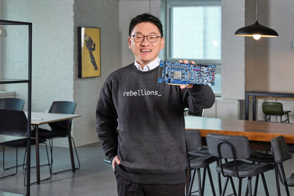 South Korea aims to join AI race as startup Rebellions launches new chip