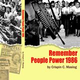 Crispin Maslog’s ‘Remember People Power 1986’ book launch
