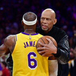 Abdul-Jabbar blames himself for lack of relationship with LeBron