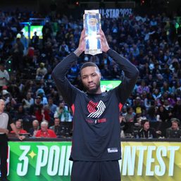 Damian Lillard claims first NBA All-Star 3-point title