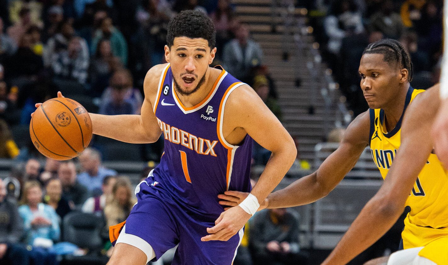 No Kevin Durant yet, but Devin Booker, Suns skip past Pacers
