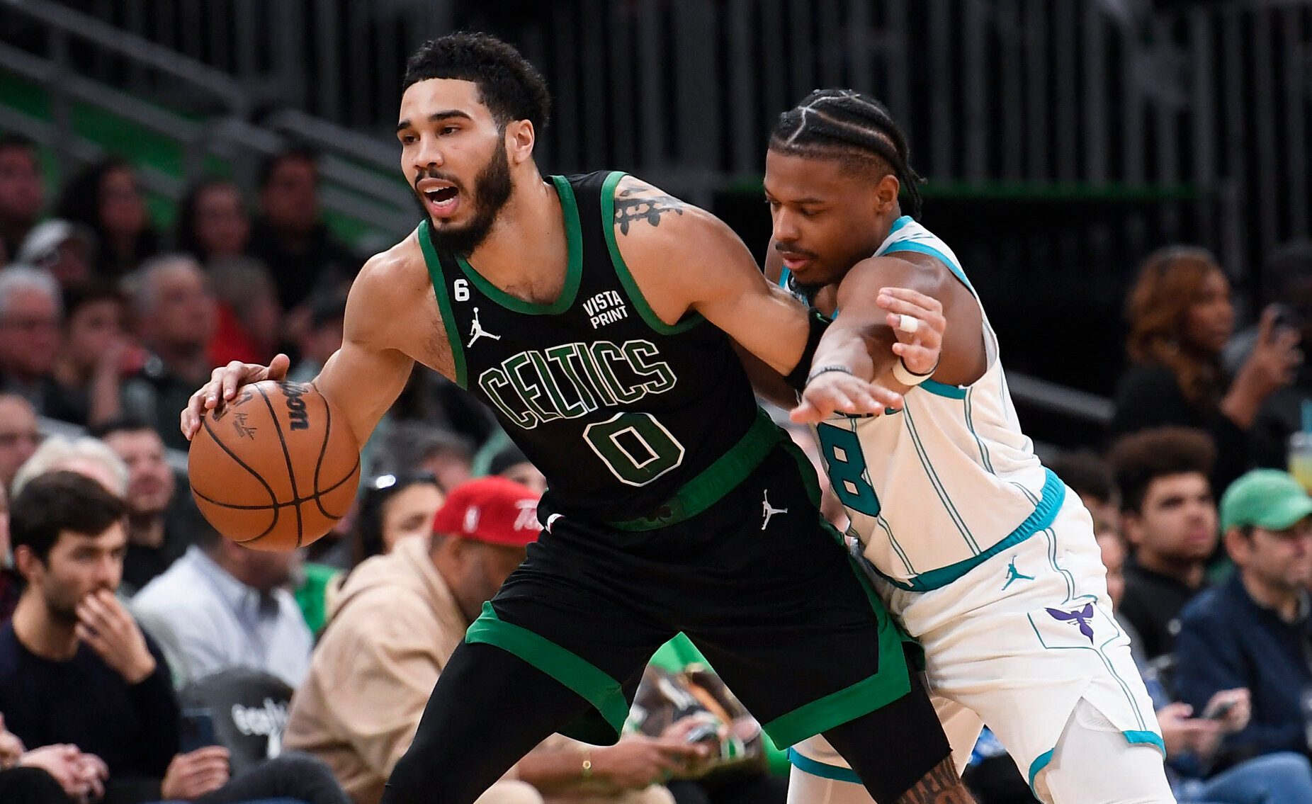Jayson Tatum nets 41, Celtics hit 25 treys in win over Hornets