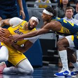 Anthony Davis’ late-game heroics help Lakers stun Pacers