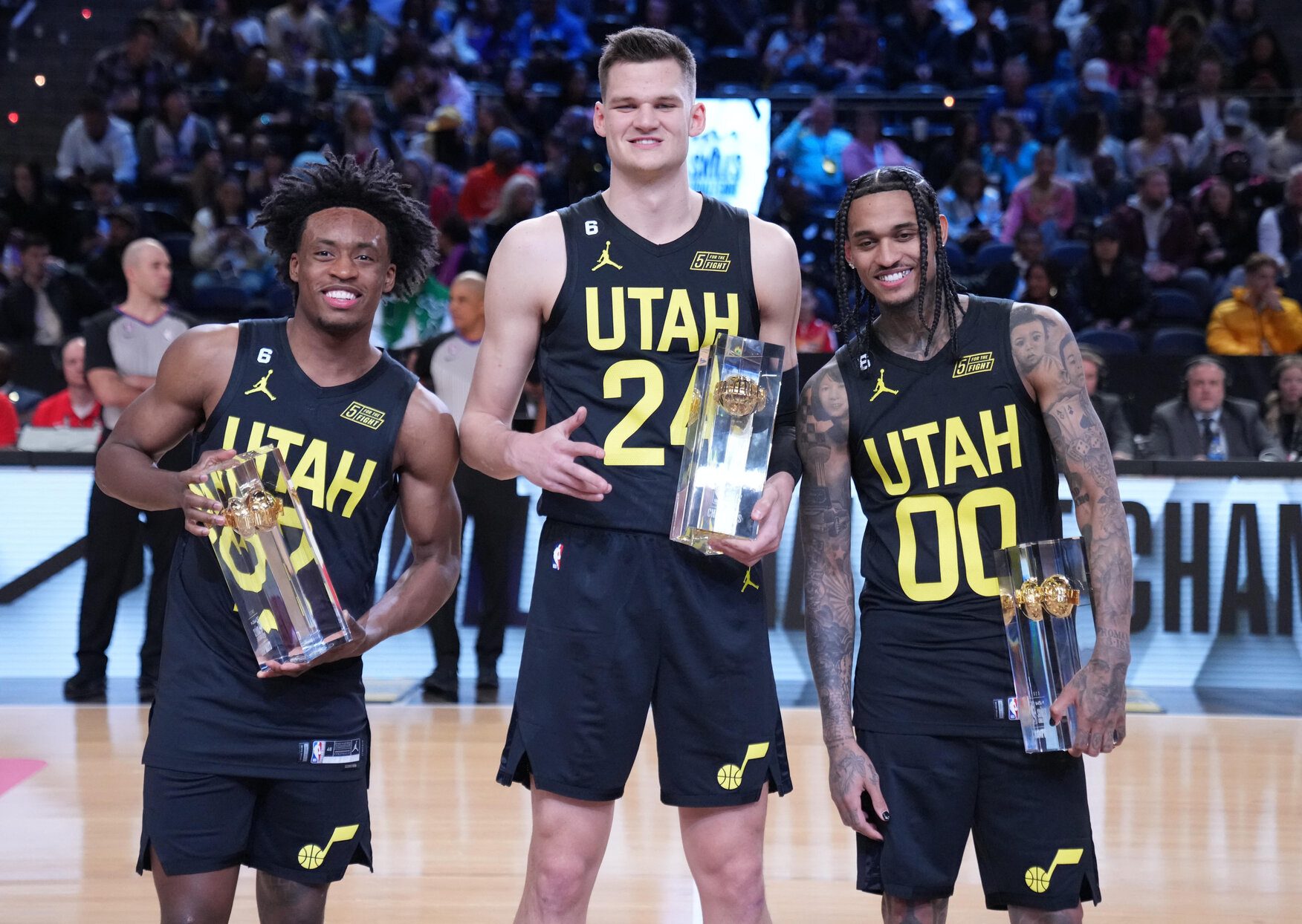 Team Jazz captures NBA All-Star Skills Challenge