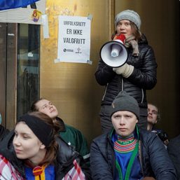 Greta Thunberg detained by Norway police during demonstration