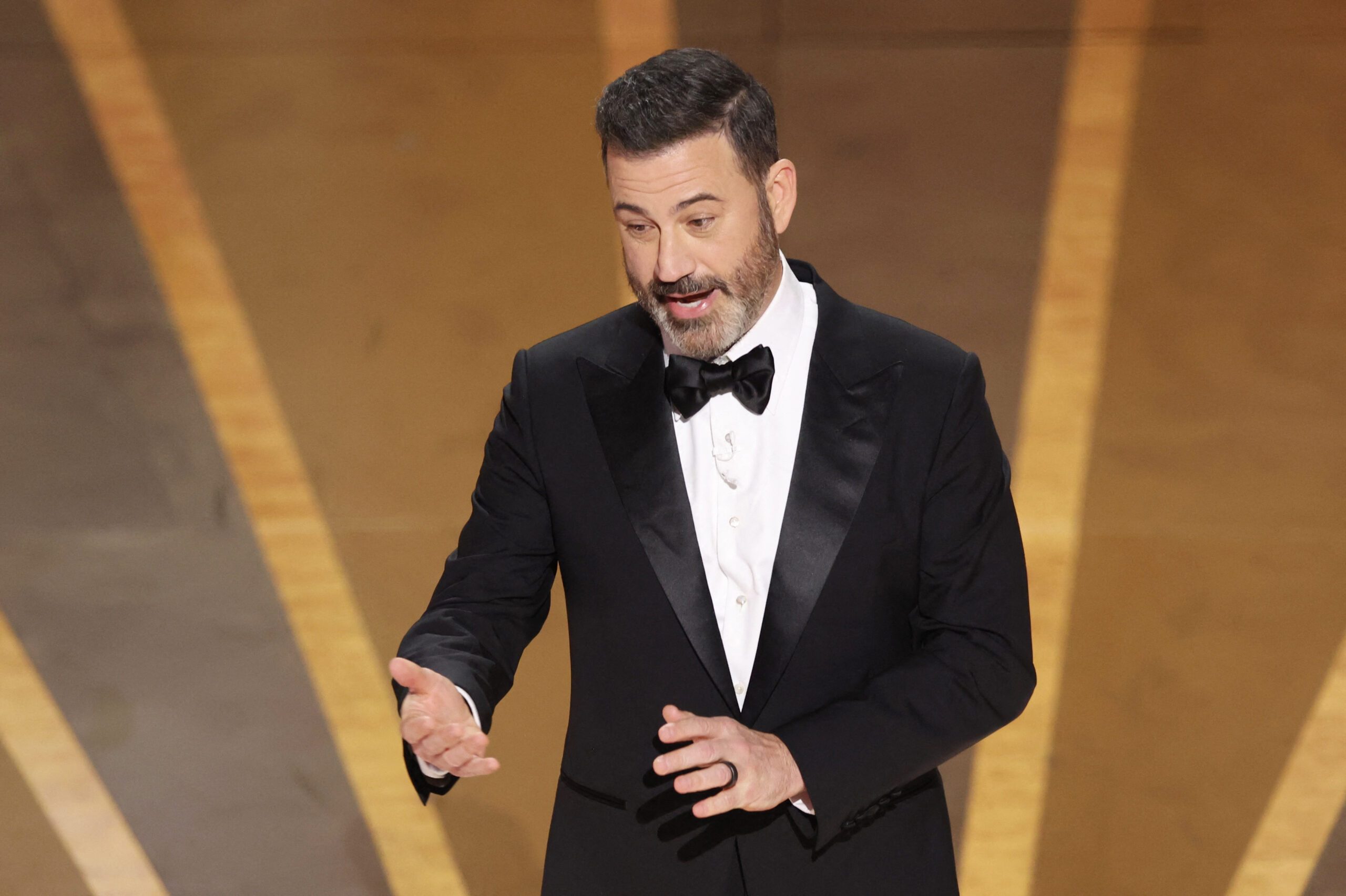 Oscar host Jimmy Kimmel hails movie-going rebound, cracks wise about ‘the slap’