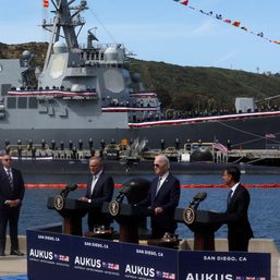 Eyeing China, Biden and allies unveil nuclear-powered submarine plan for Australia
