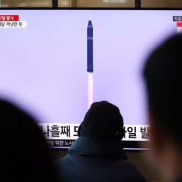North Korea launches apparent ICBM ahead of South Korea-Japan summit