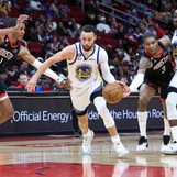 Warriors dump Rockets to snap 11-game road losing skid