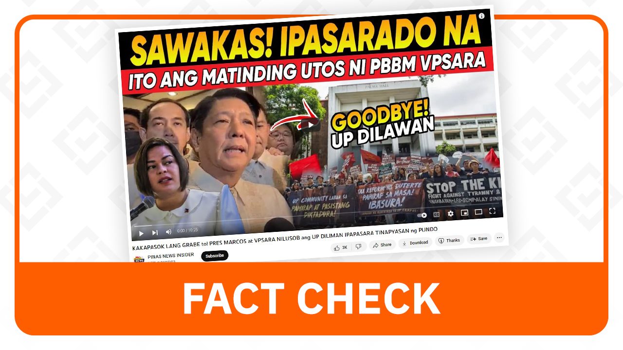FACT CHECK: UP will not be closed down