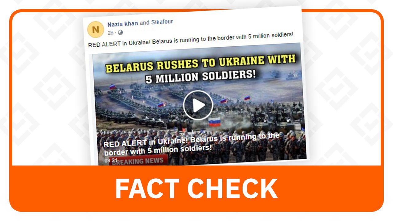 FACT CHECK: Belarus did not send 5 million soldiers to Ukraine
