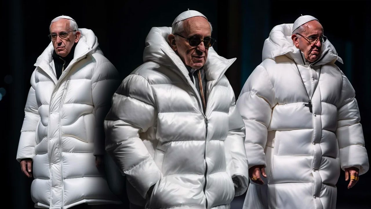 Pope in a coat: Viral AI image fakery spooks its creator