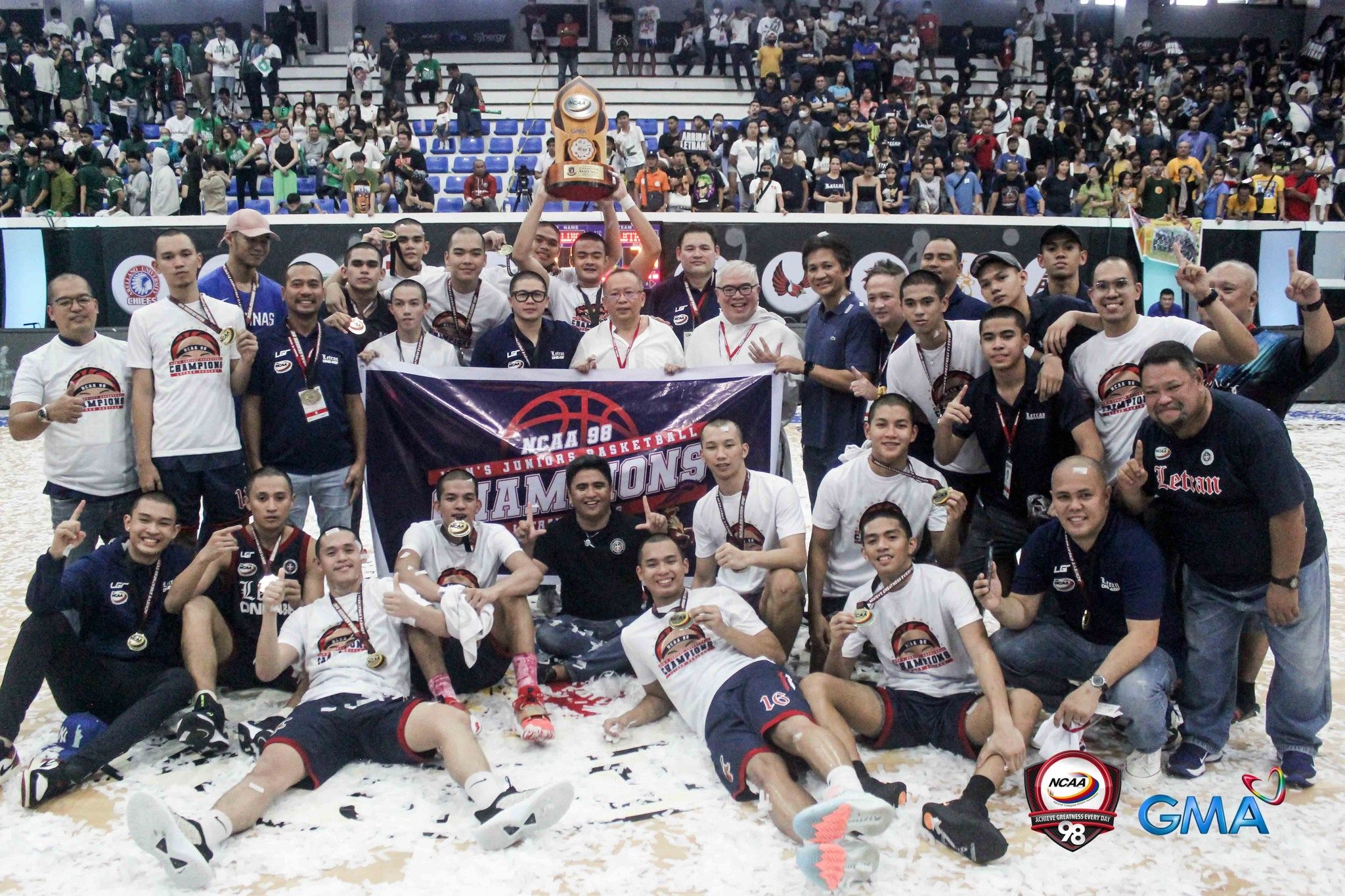 Letran sweeps LSGH to end 22-year NCAA juniors basketball title drought