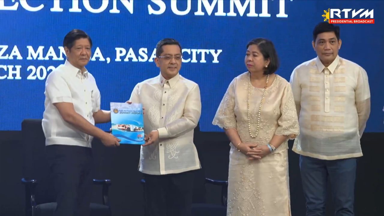 Gracing Comelec summit, Marcos calls for electoral reforms, backs tech upgrades