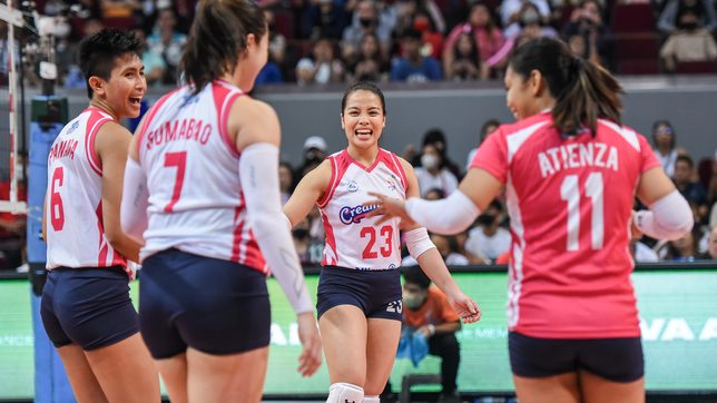 Creamline marches to 5th straight PVL All-Filipino finals in ouster of F2