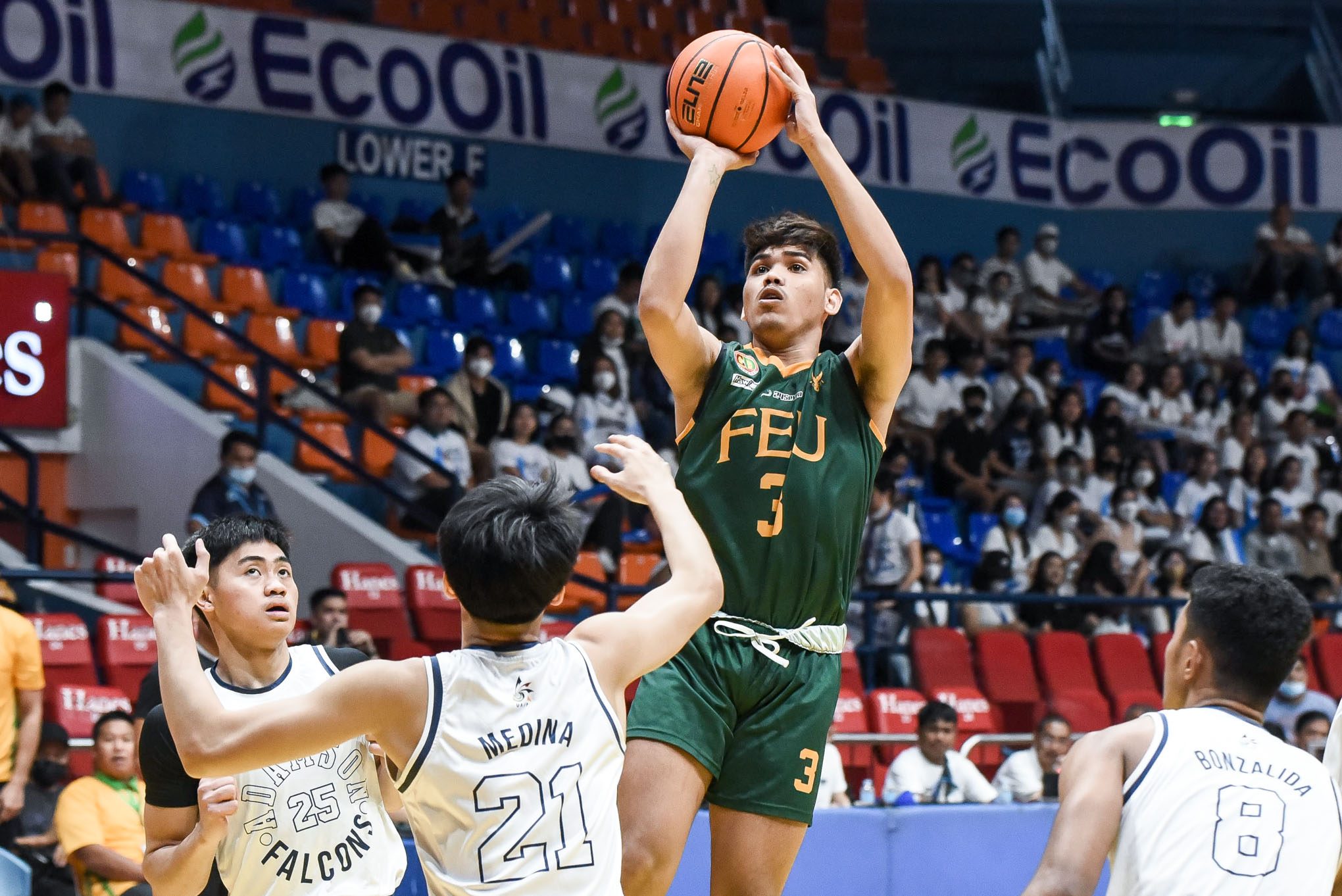 FEU leans on Mongcopa to outgun Adamson, moves to cusp of UAAP HS hoops crown