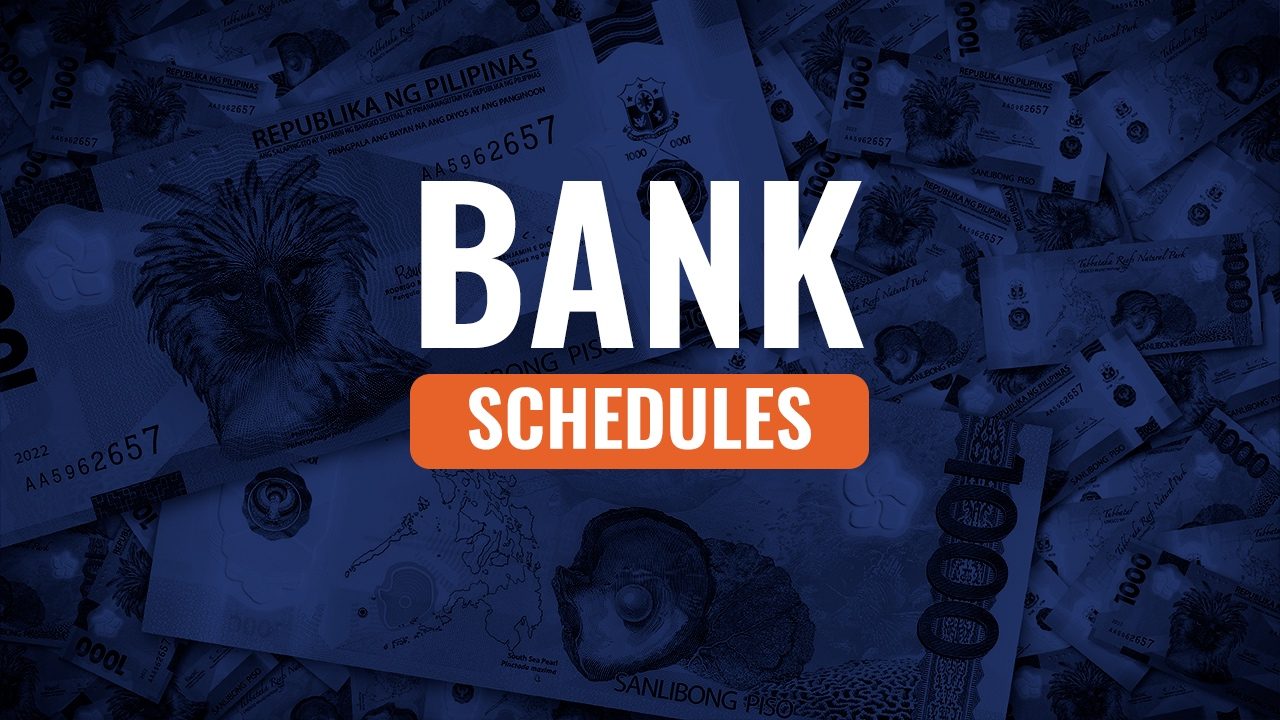 LIST: Bank schedules for Holy Week 2023