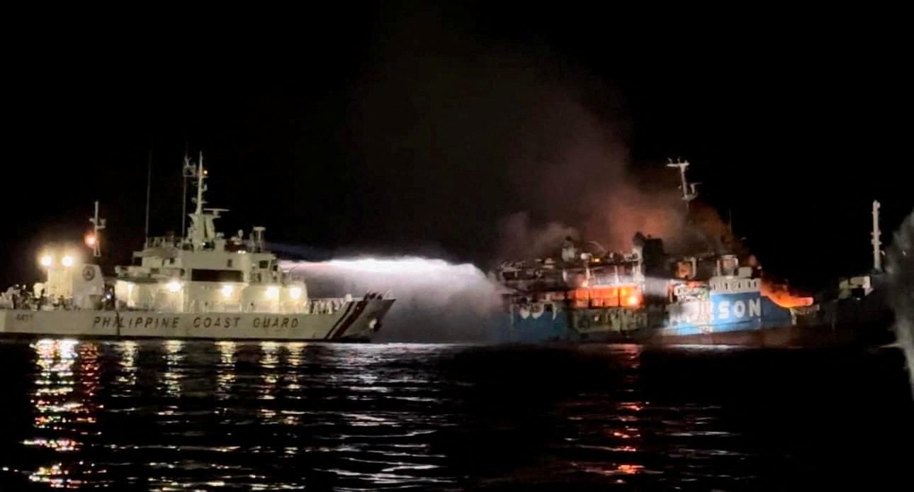 Basilan passenger ferry fire death toll climbs to 31