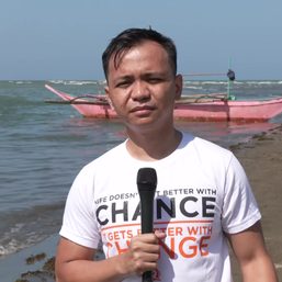 WATCH: Situation in oil spill-affected town in Oriental Mindoro