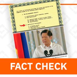 FACT CHECK: Marcos’ gold account won’t be used to strengthen PH agriculture