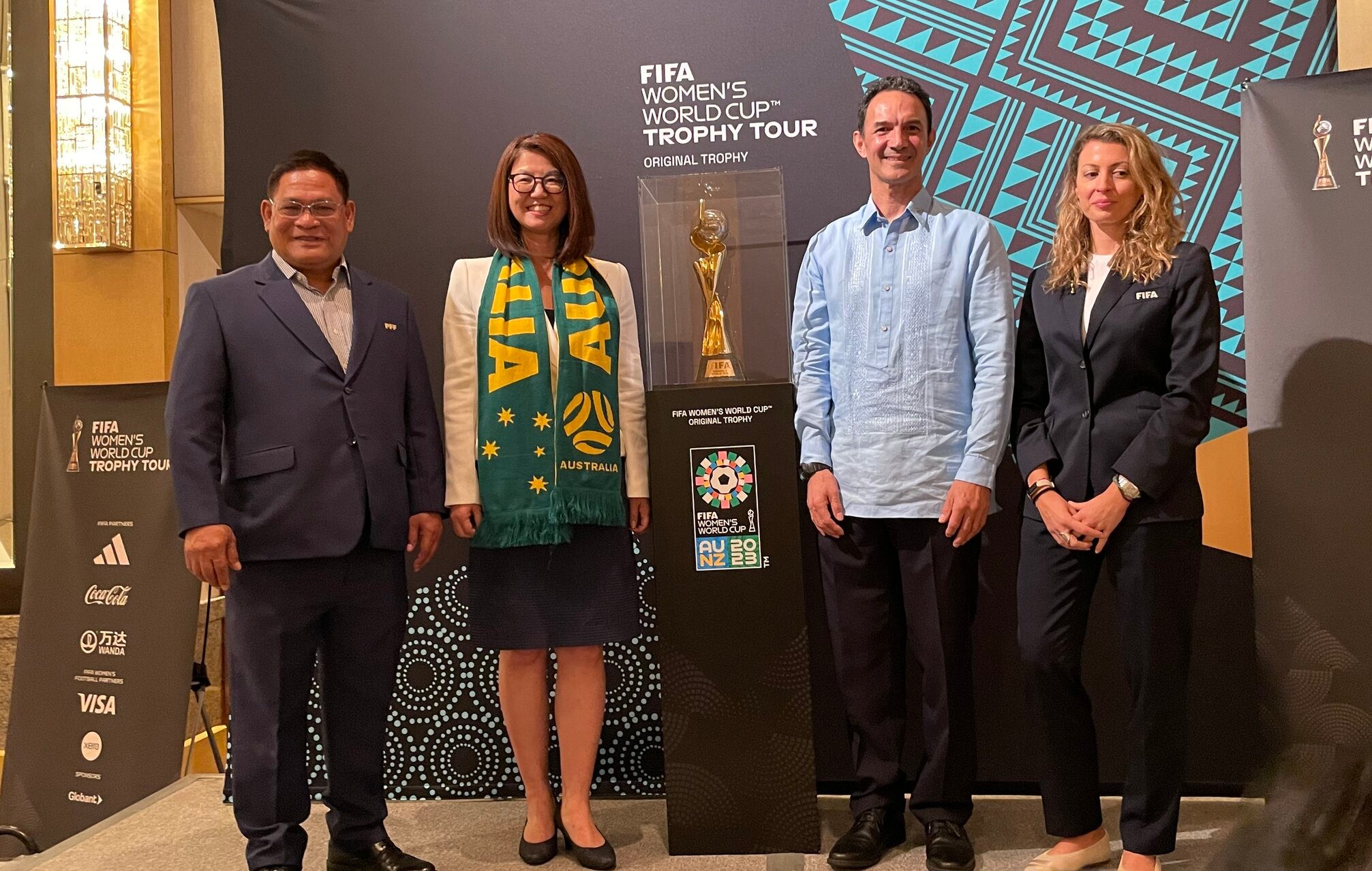 FIFA Women’s World Cup trophy lands in Manila
