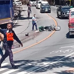 Delivery rider in Baguio dies after colliding with truck