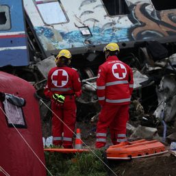 Greek rescuers comb through train crash wreckage as hopes fade