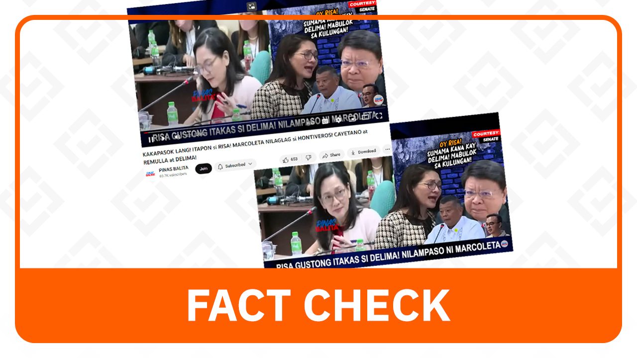FACT CHECK: Hontiveros did not say she will assist in De Lima’s escape