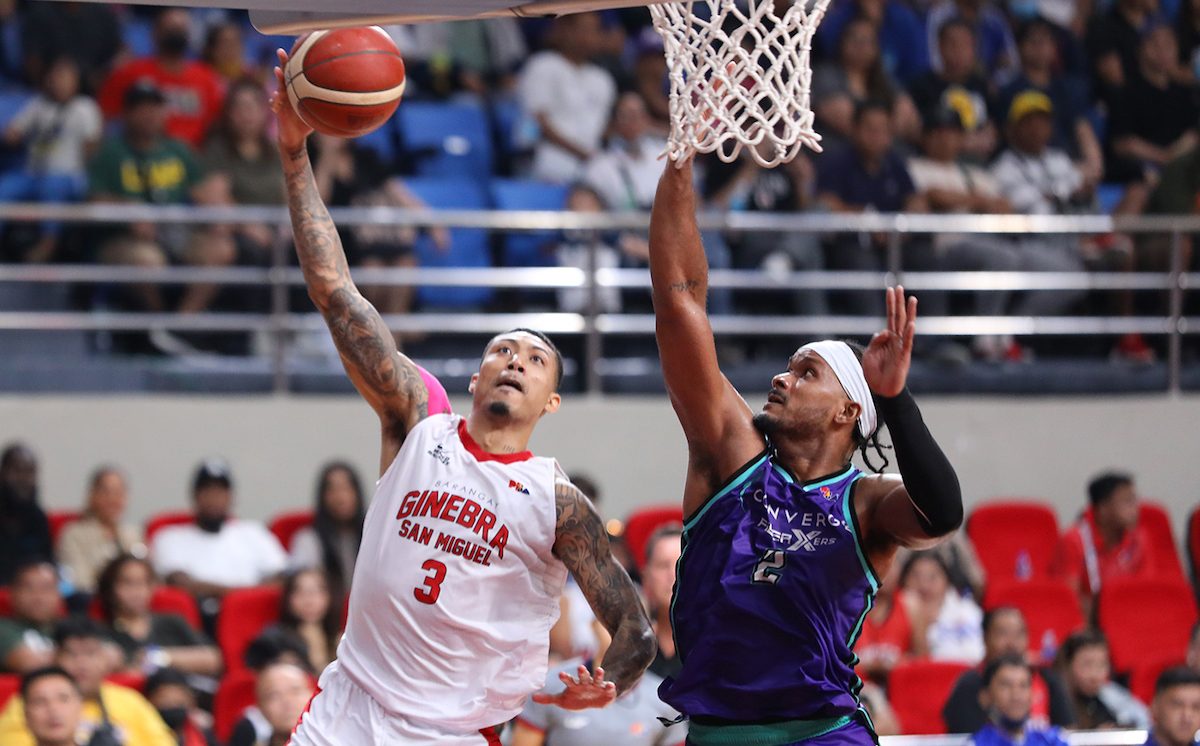 Malonzo, Brownlee, Standhardinger dominate as Ginebra wallops Converge for 4th straight win