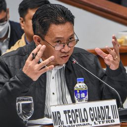 From LTFRB to Malacañang: Insider says Teofilo Guadiz at center of bribes