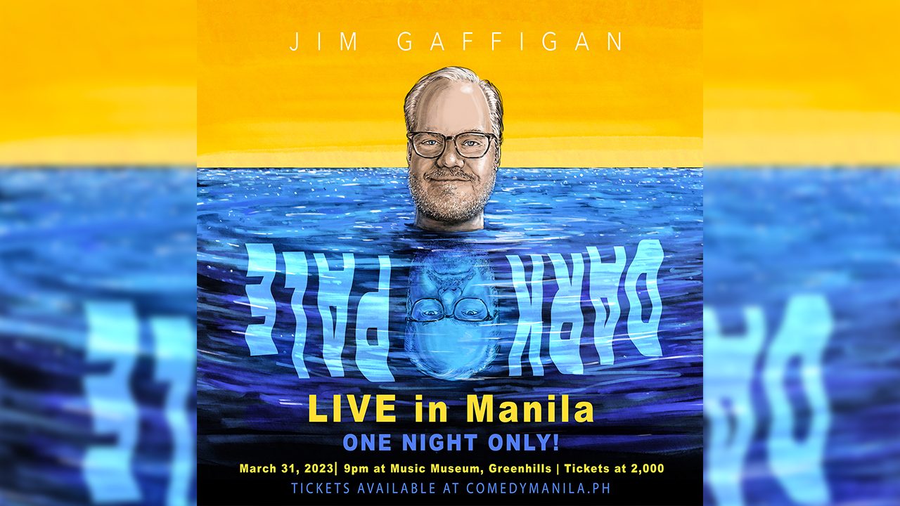 Comedian Jim Gaffigan performing live in Manila for one night only