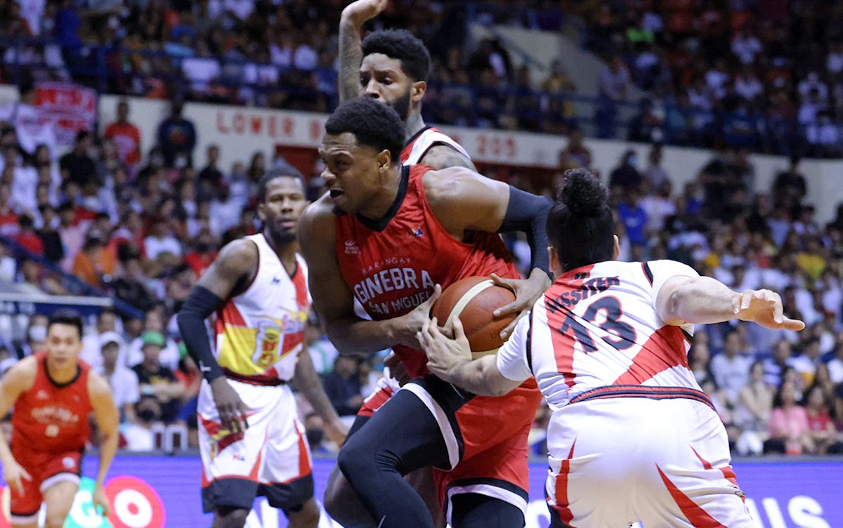 Ginebra leans on various heroes to crush San Miguel, zero in on finals return