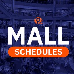 Undas 2023 mall schedules